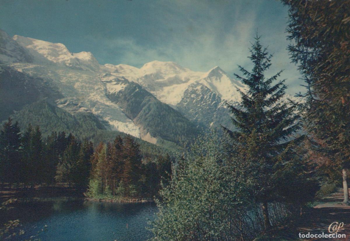Cartoline: France Chamonix Mont Blanc Chamonix Lac des Gaillands Mont Unposted *YAH922