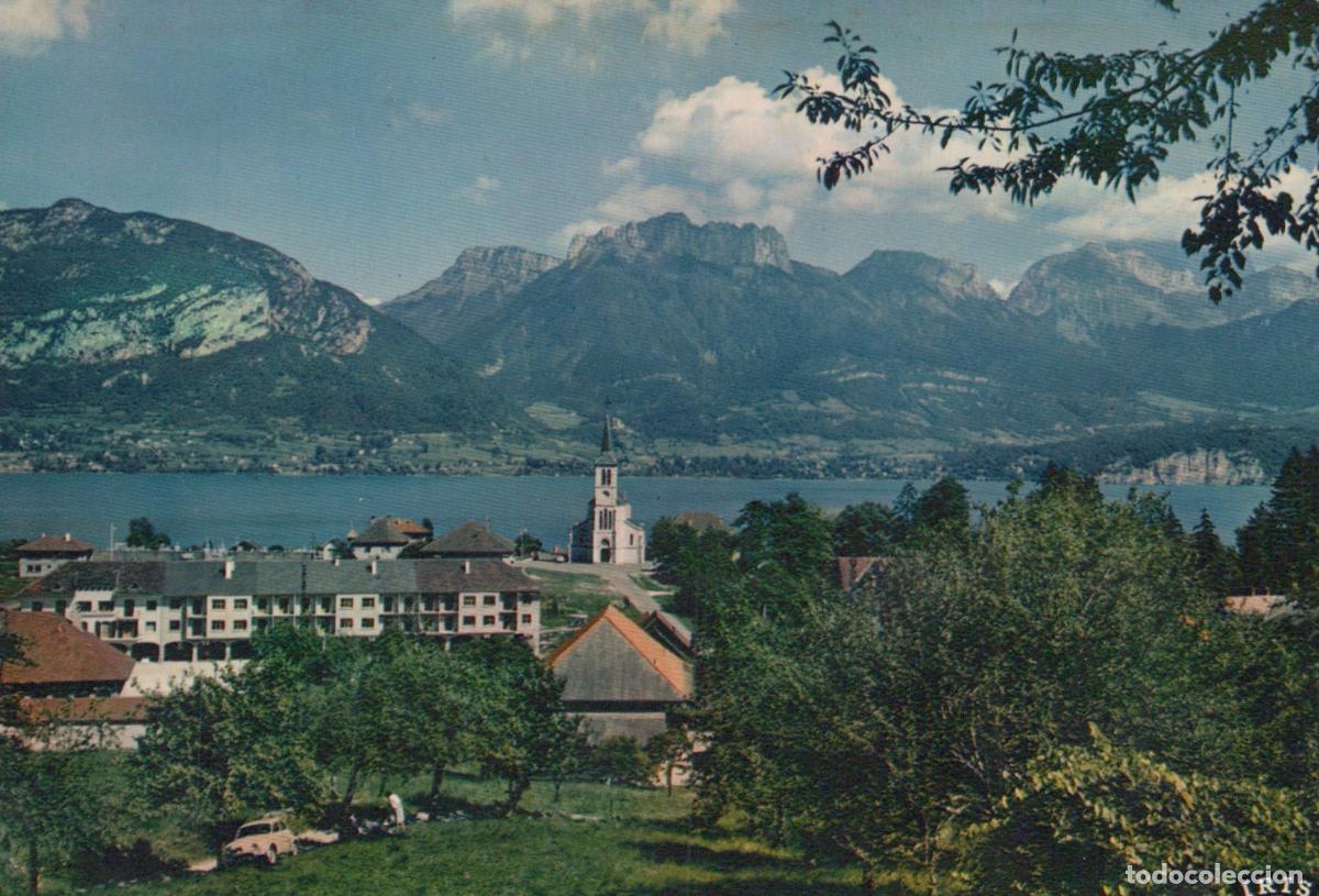 Postales: France Annecy Lac D Village &Eacute;glise Montagnes *YAH926
