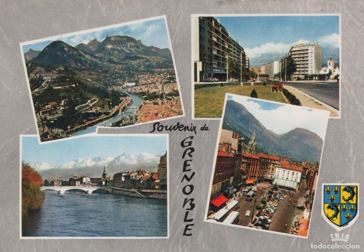 Postales: France Grenoble Vues Multiples Paysage Urbain Montagnes la Bastille *YAH951