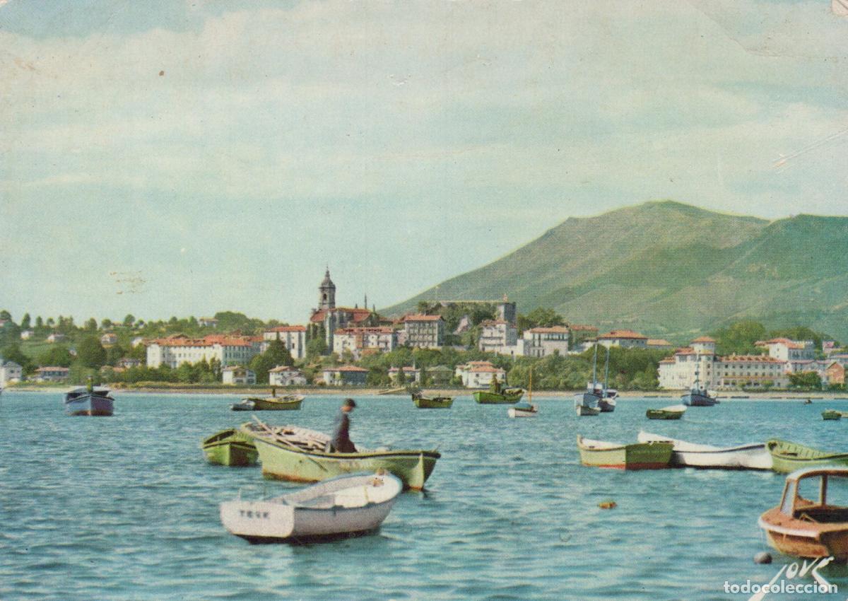 Postales: France Hendaye Vue Ville C&ocirc;ti&egrave;re Port Bateaux *YAH997