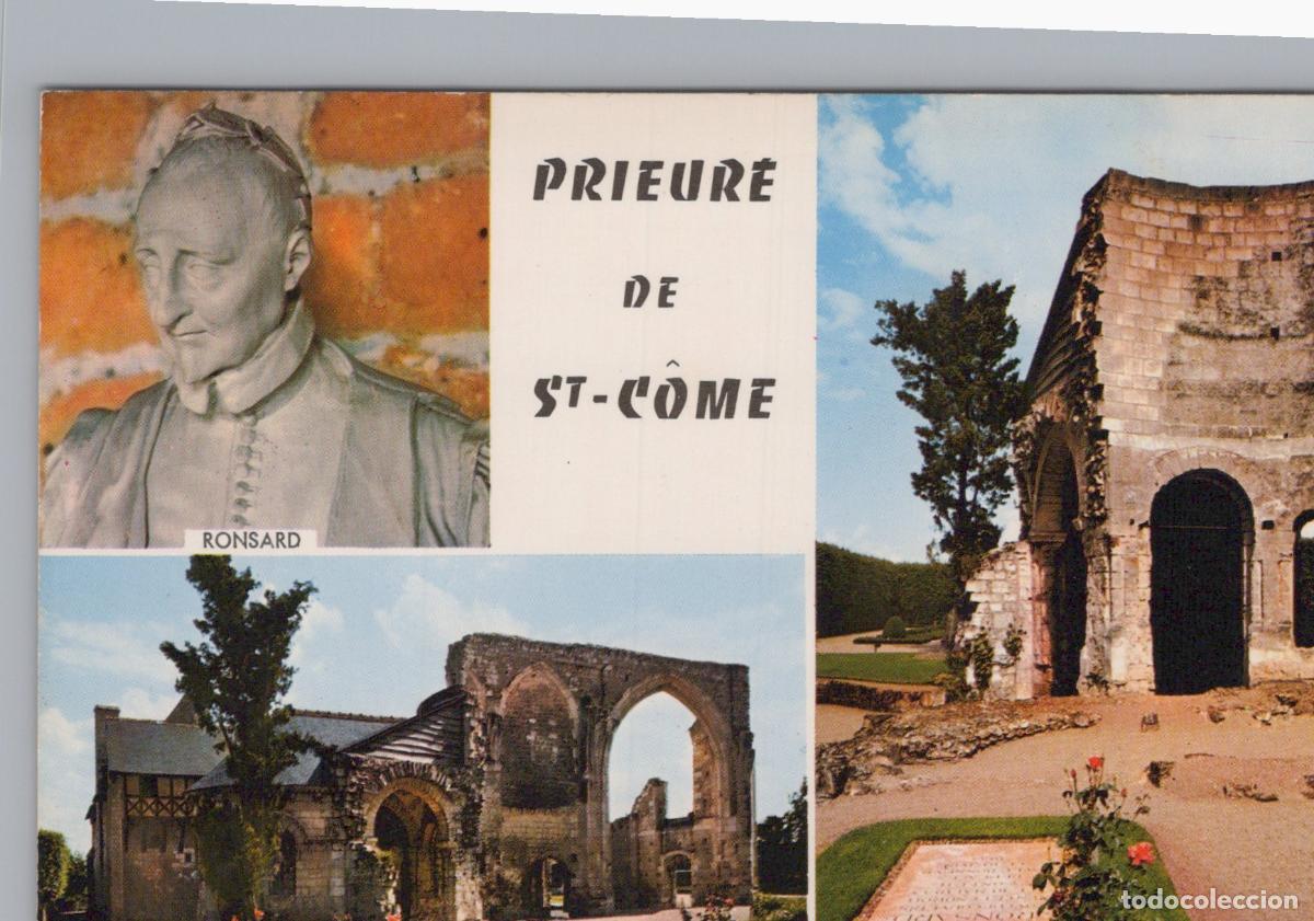 Cartes Postales: France La Riche Saint Cosme Priory Ruins and Ronsard *YAK018