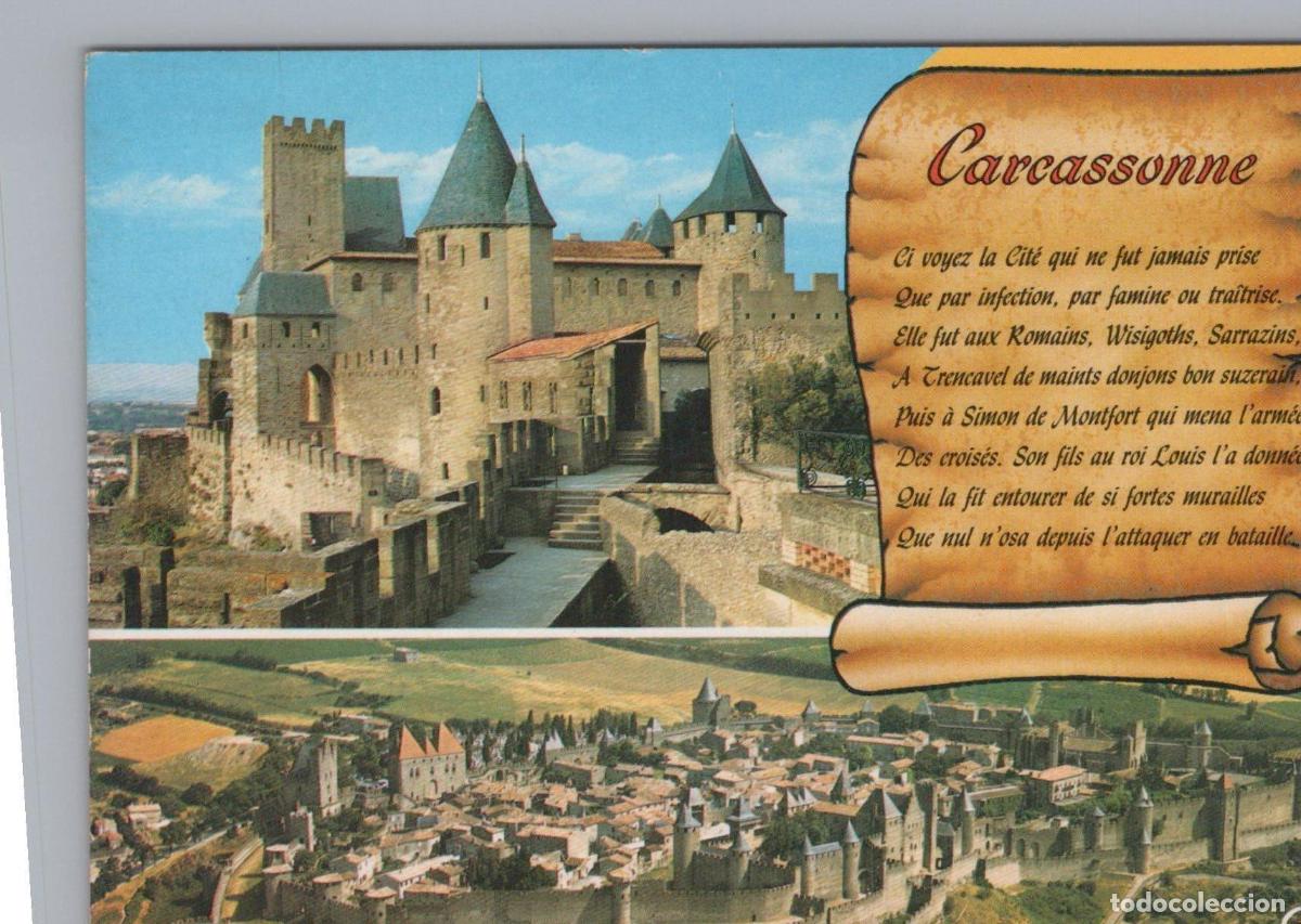 Cartes Postales: France Carcassonne Cit&eacute; M&eacute;di&eacute;vale Fortifi&eacute;e Architecture *YAK047