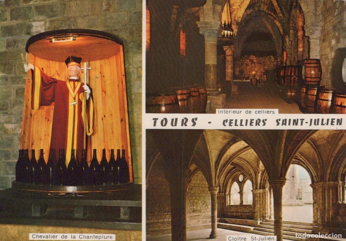 Postkarten: France Tours Celliers Saint Julien Wine Cellars *YAK033