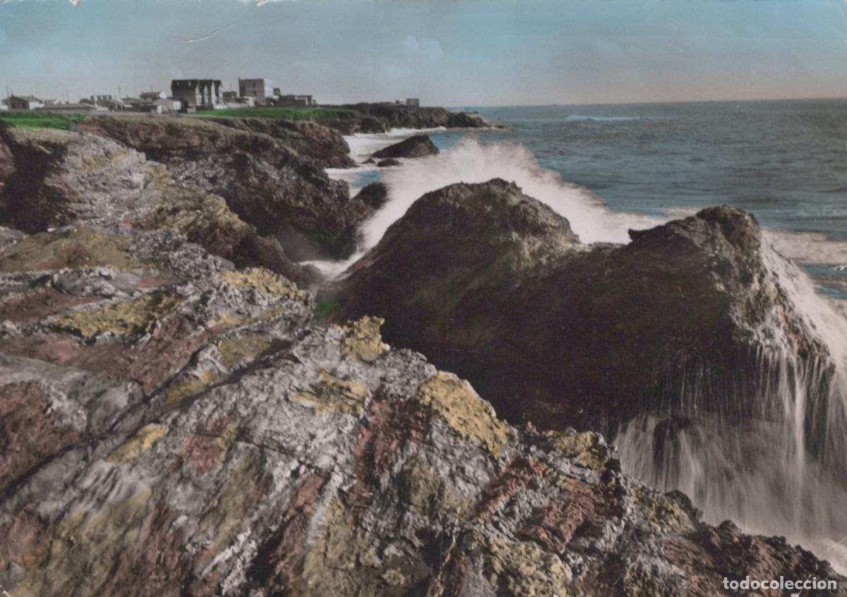 Cartes Postales: France Sion sur l Oc&eacute;an Coastal Rocks at High Tide *YAK067
