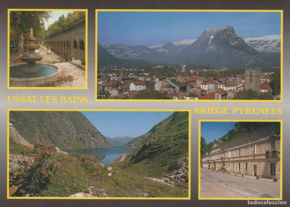 Postais: France Ussat les Bains Ari&egrave;ge Pyrenees Multiview *YAK041