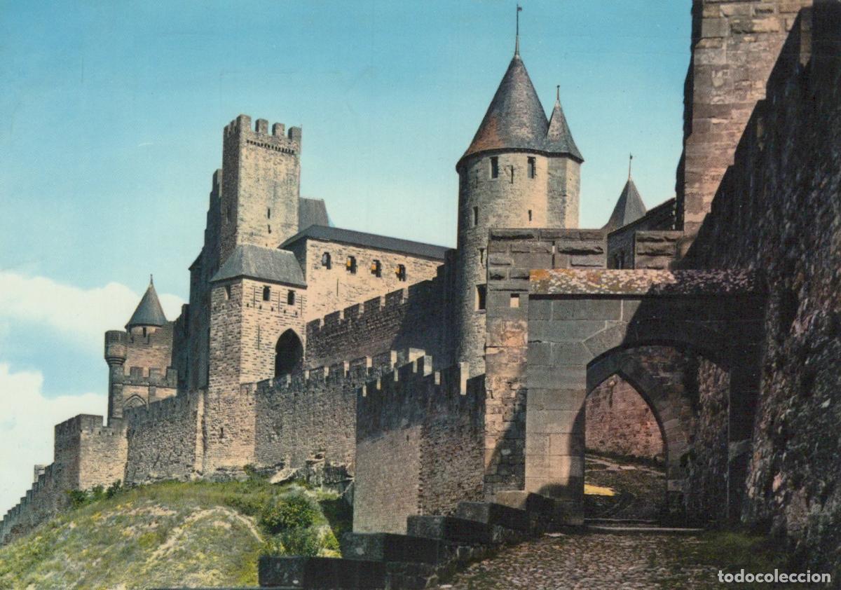 Cartoline: France Carcassonne Medieval City Aude Gate *YAK046