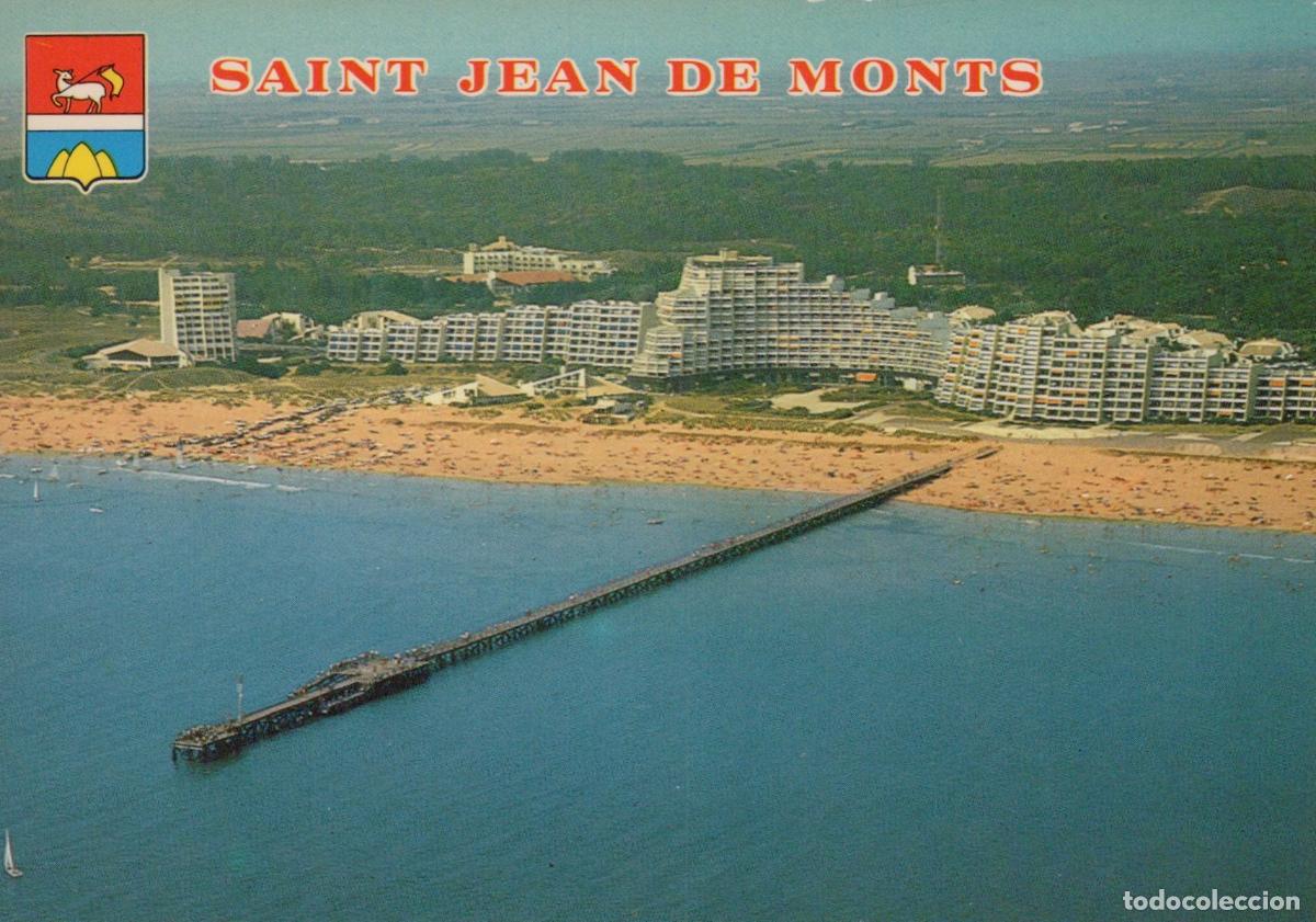 Postcards: France Saint Jean de Monts L Estacade Plage Architecture *YAK068