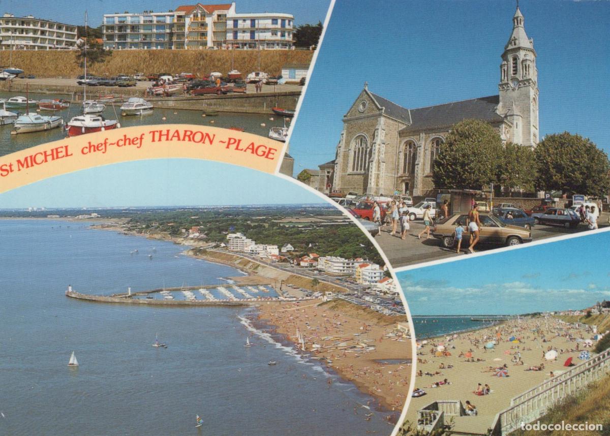 Cartoline: France Saint Michel Chef Chef and Tharon Plage Multiview *YAK059