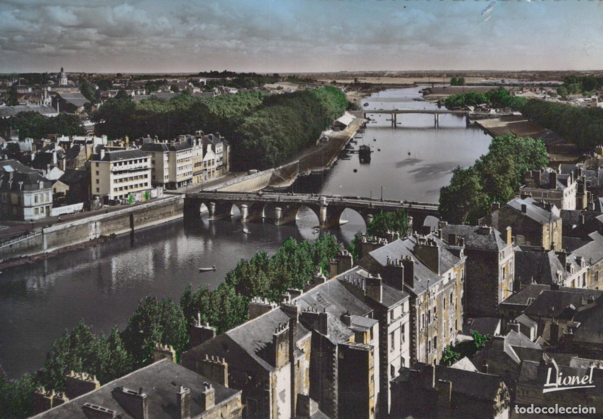 Cartoline: France Angers Vue Panoramique Rivi&egrave;re Maine Ponts *YAK064