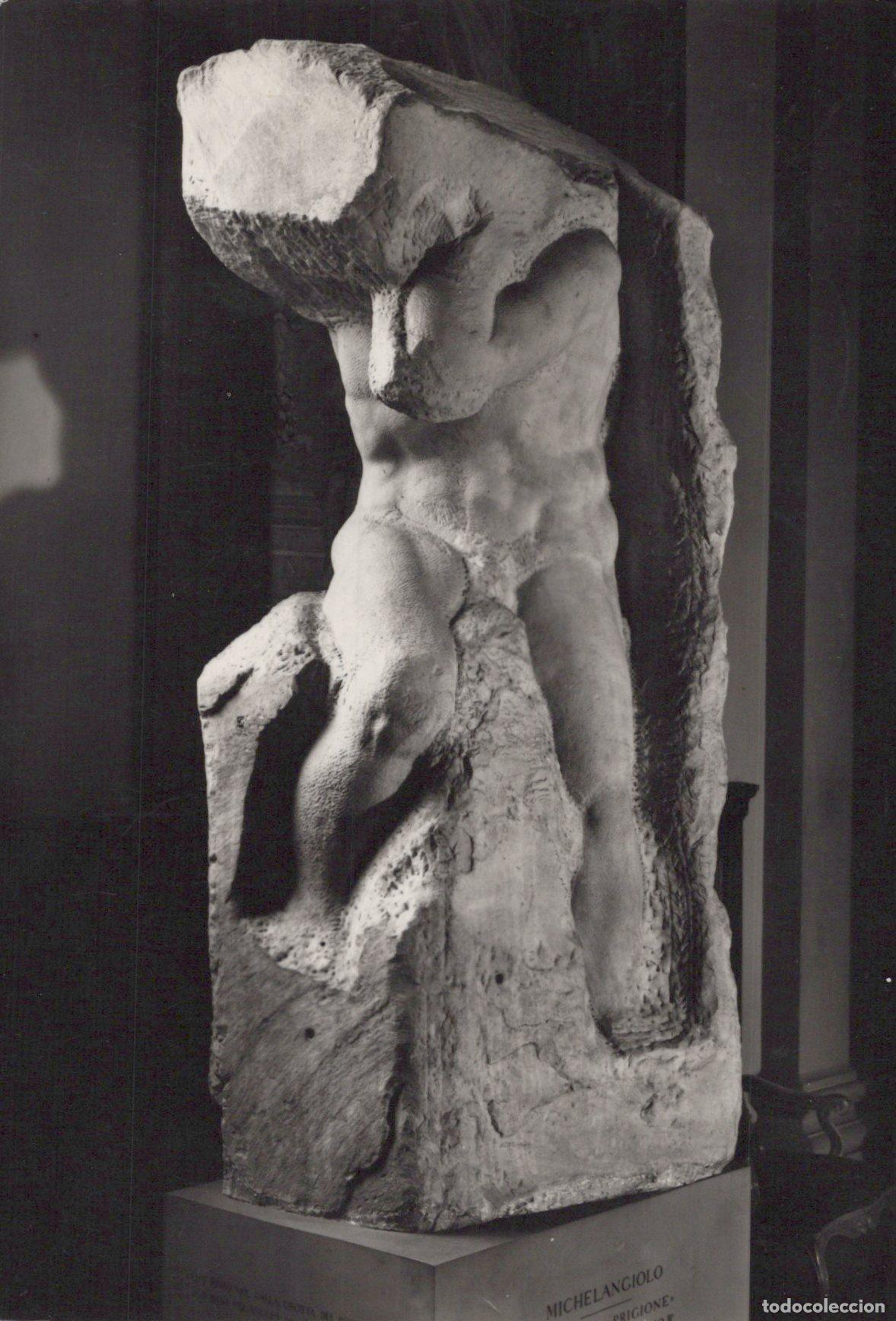 Postales: Italy Florence Galleria dell'Accademia Michelangelo Prisoner *YAK080