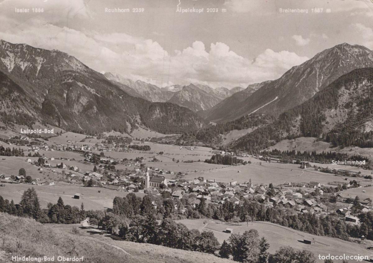 Postkarten: Germany Hindelang Bad Oberdorf Bayern Alpen Landscape Schwimmbad *YAK129