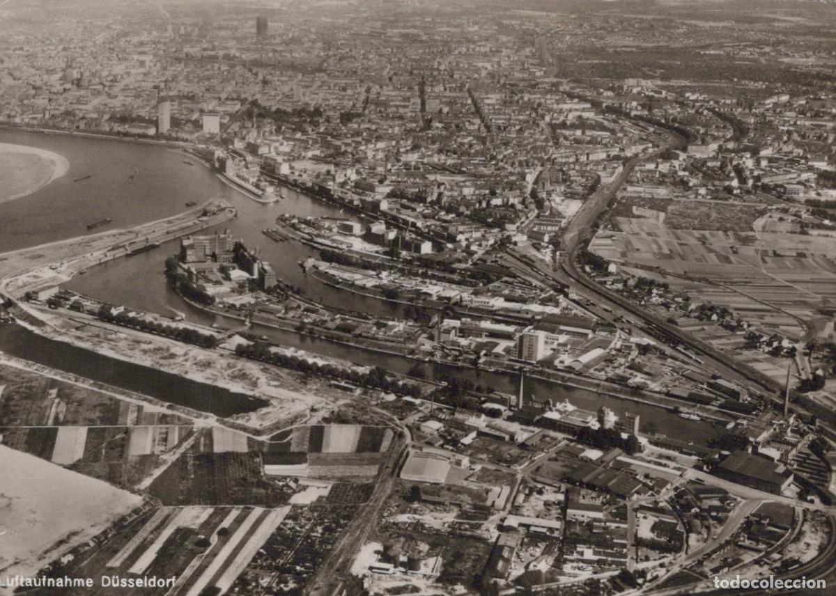 Postales: Germany Dusseldorf Nordrhein Westfalen Luftaufnahme mit Hafen und *YAK125