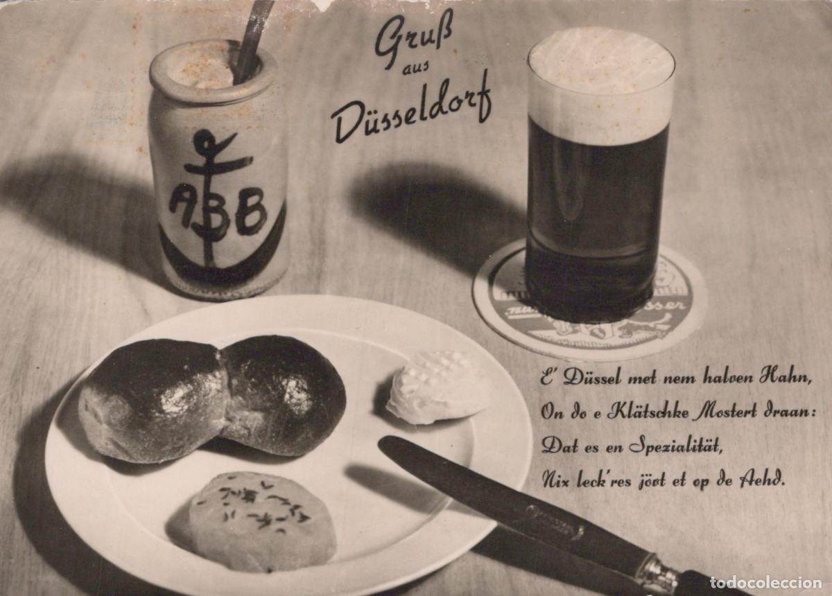 Postkarten: Germany Dusseldorf Nordrhein Westfalen Bier und Senf Spezialitaten *YAK130