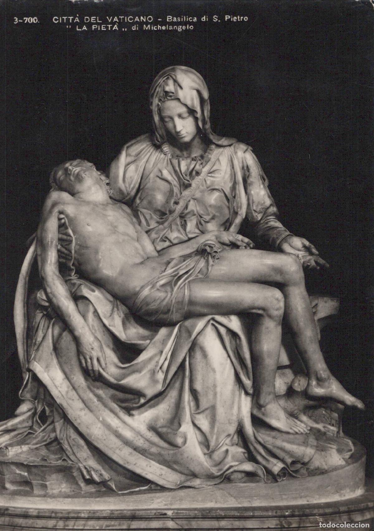 Postais: Vatican City St Peter Basilica Michelangelo Pieta Real Photo *YAK102