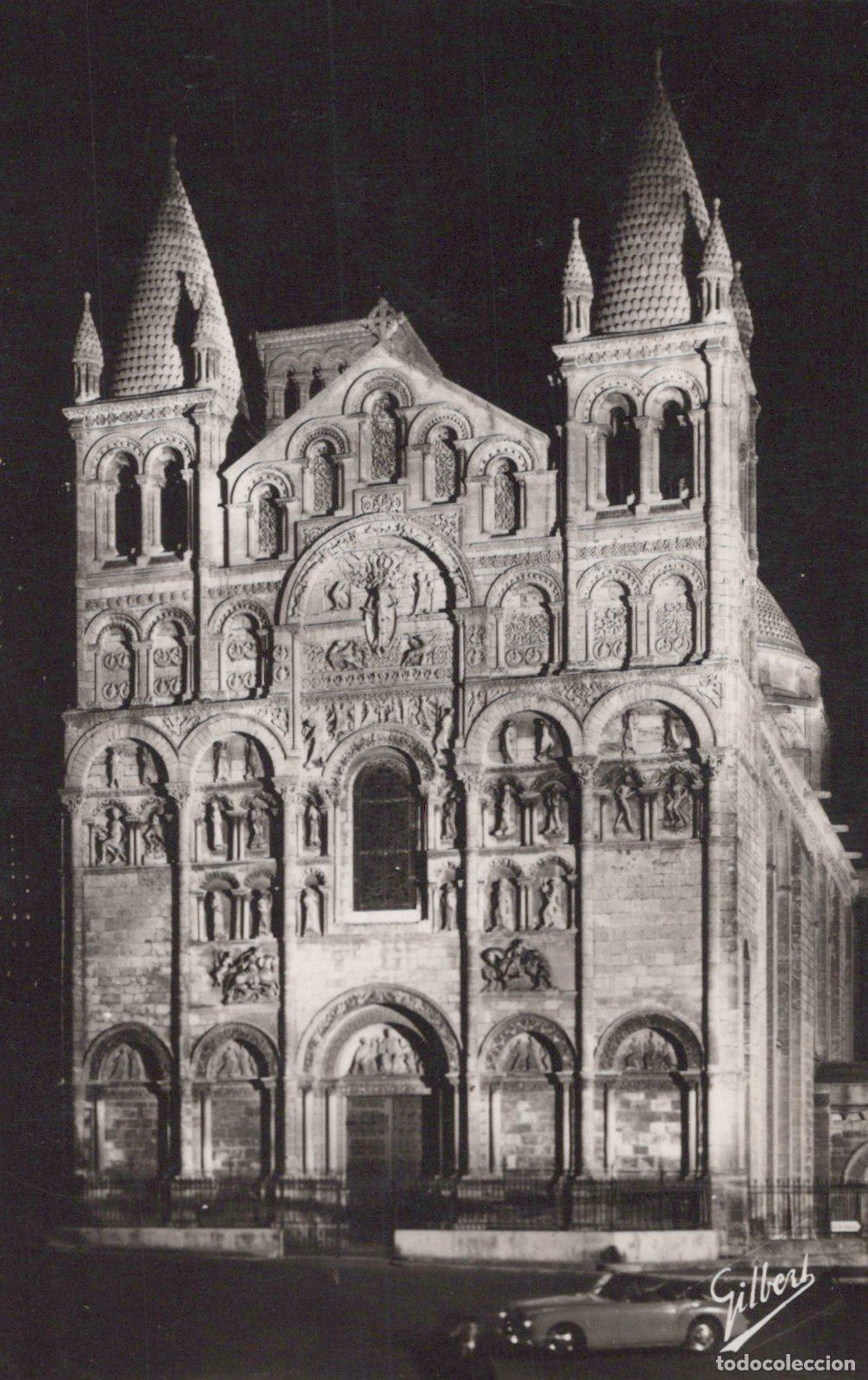 Postais: France Angouleme Cathedral St Pierre Xiie S Illuminated Unposted *YAK111