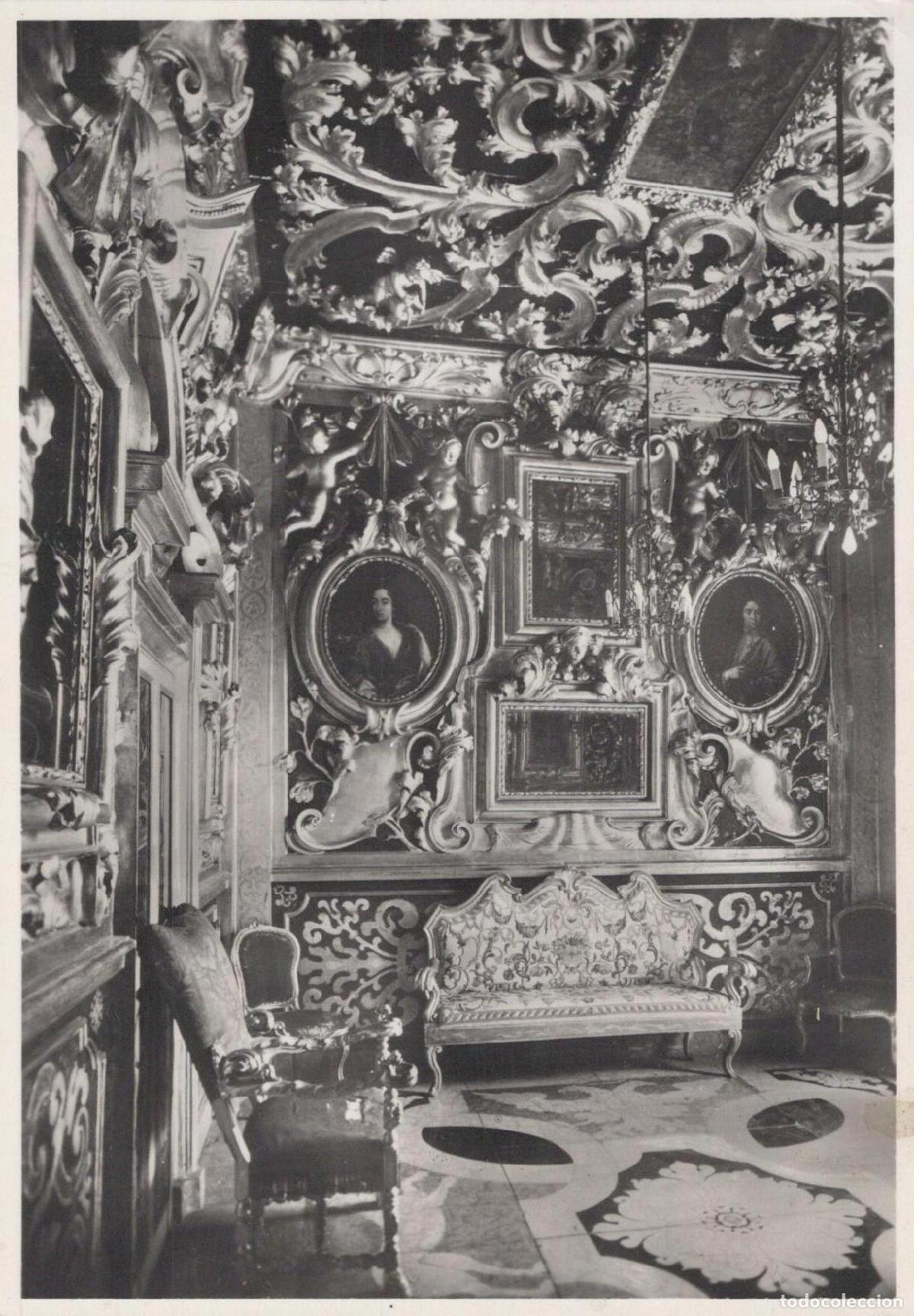 Postkarten: Italy Soragna Castle Salottino Interno Real Photo Unposted *YAK107