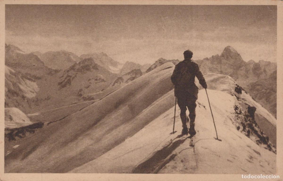 Cartes Postales: Germany Berlin Bayern Alpen Skifahrer Bergsteigen Gebirge Unposted *YAK116