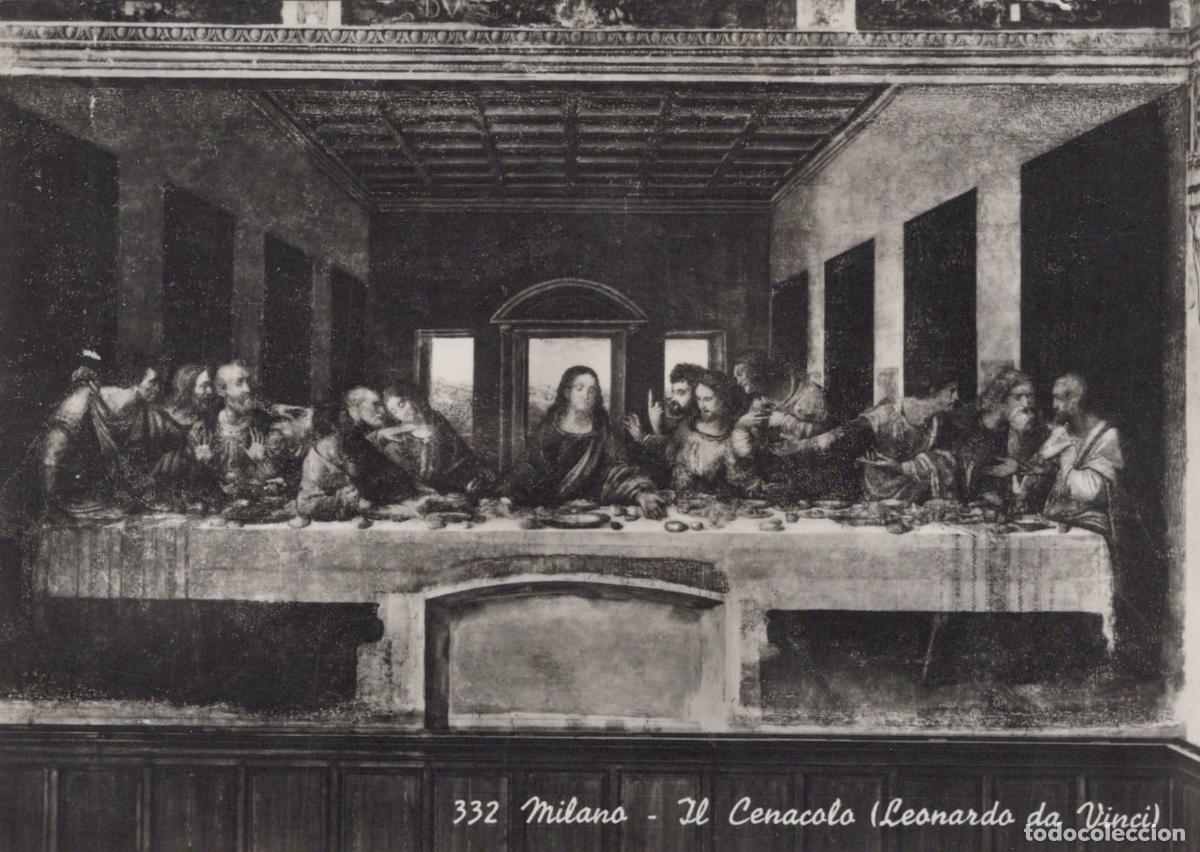 Postkarten: Italy Milano Cenacolo Leonardo Da Vinci Posted *YAK127