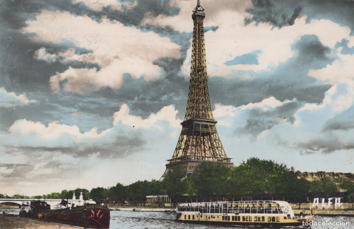Postais: France Paris Ile Tour Eiffel Bateau Mouche Seine *YAK201