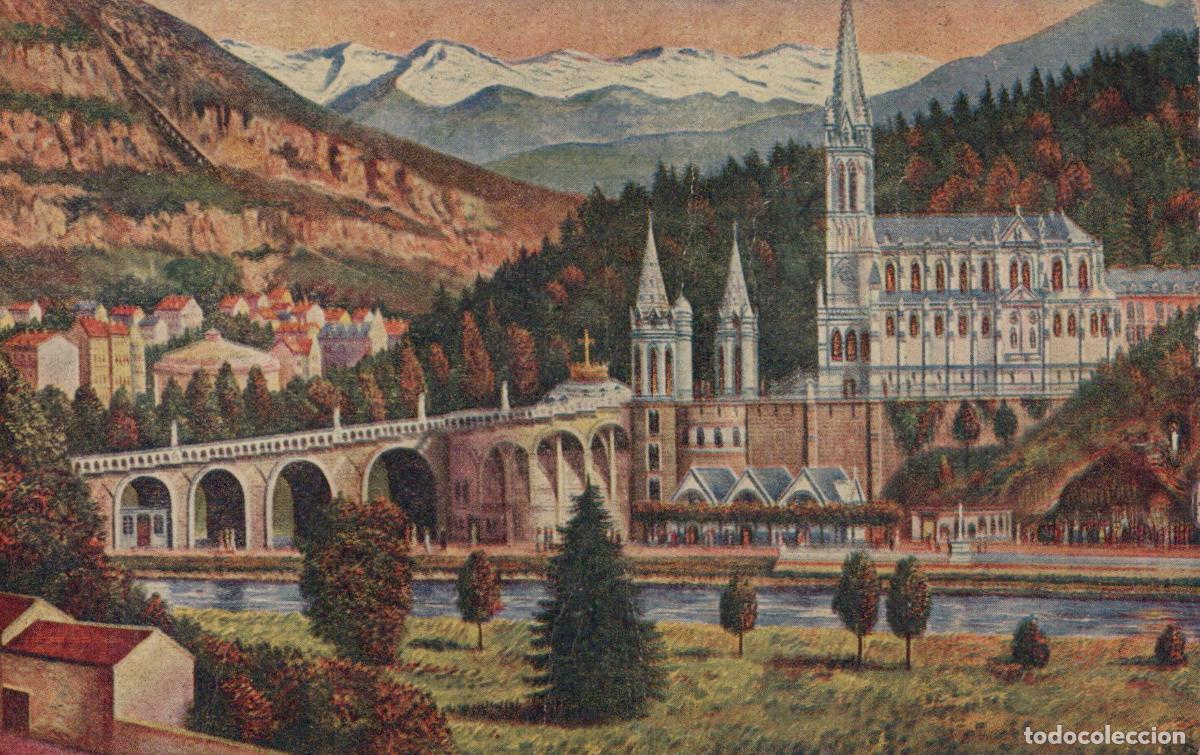 Cartoline: France Lourdes Basilique View General Religion *YAK206