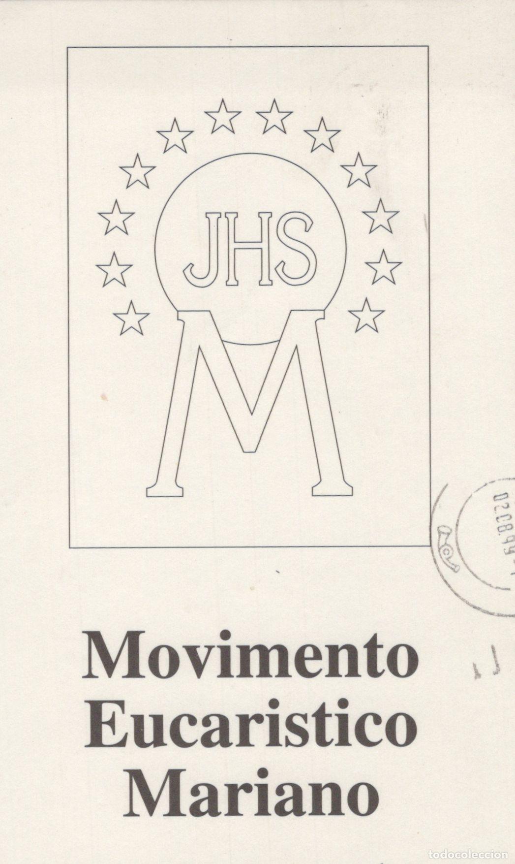 Postais: Italy Riccione Movimento Eucaristico Mariano Religion Posted *YAK197
