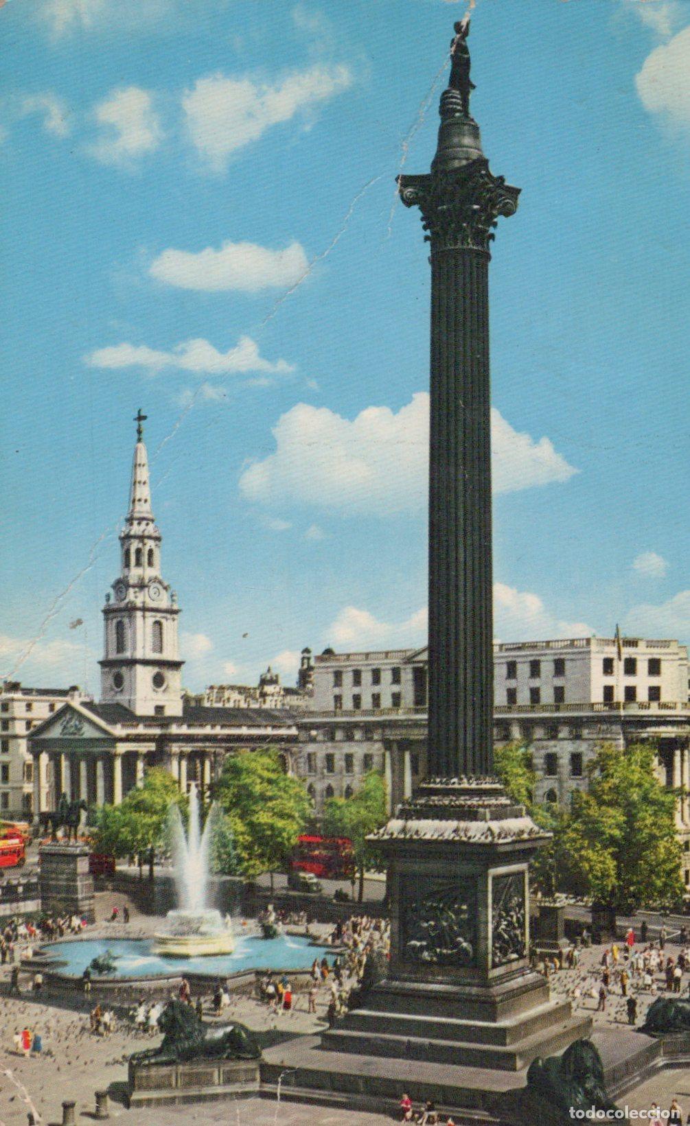 Cartes Postales: United Kingdom London Trafalgar Square Architecture Fountain *YAK188