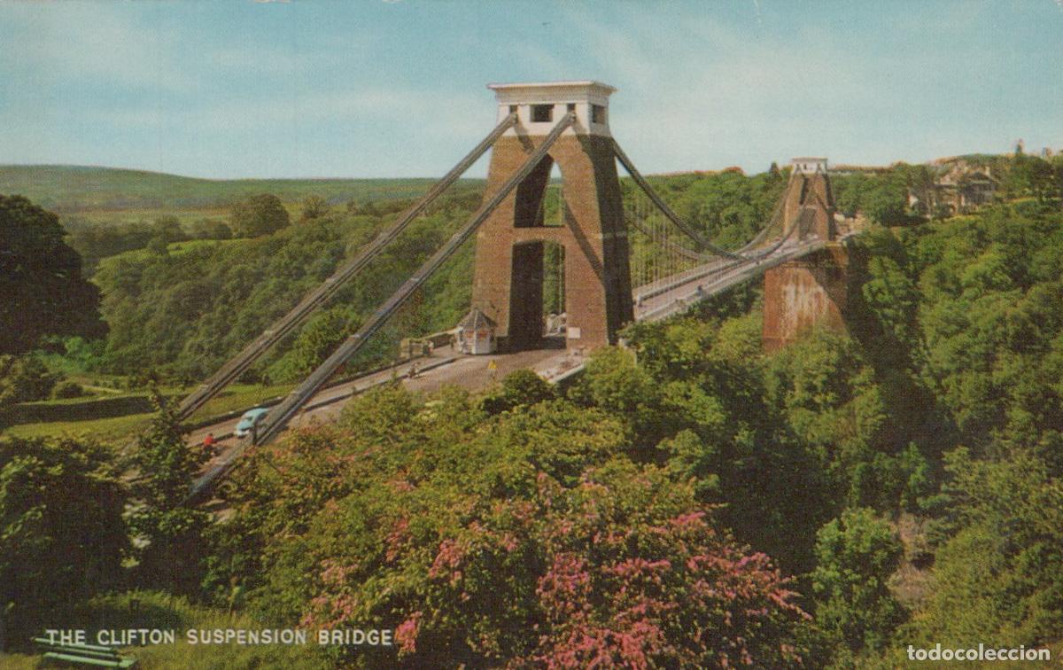 Cartoline: United Kingdom Bristol Clifton Suspension Bridge Architecture Unposted *YAK207