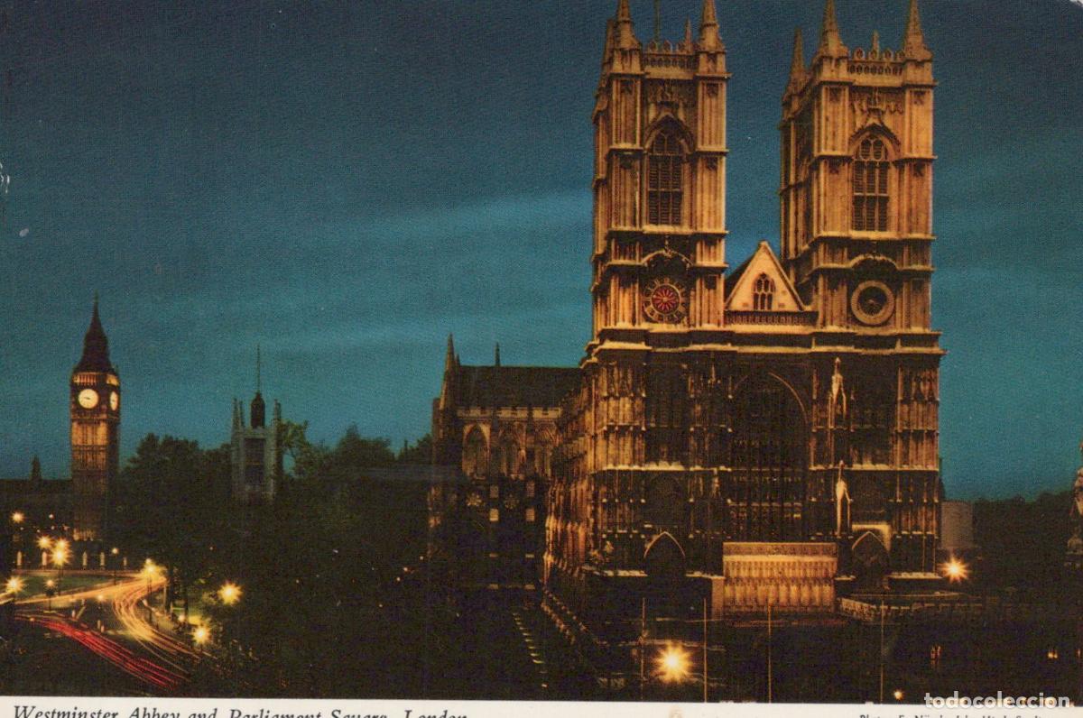 Postales: United Kingdom London Westminster Abbey and Parliament Square *YAK233