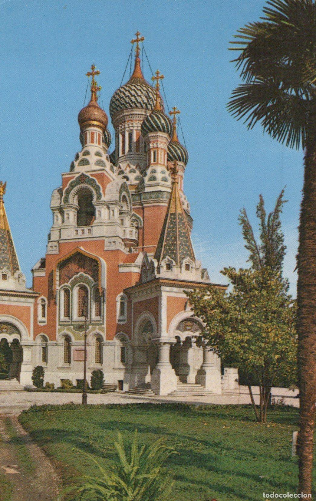 Postcards: France Nice Cathedral Orthodoxe Russe Architecture Posted *YAK189