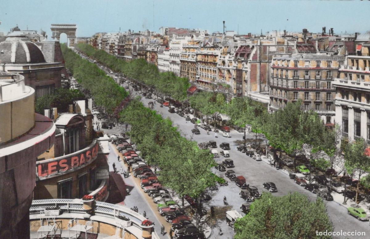 Cartoline: France Paris Ile L Avenue des Champs Elysees Architecture Unposted *YAK257