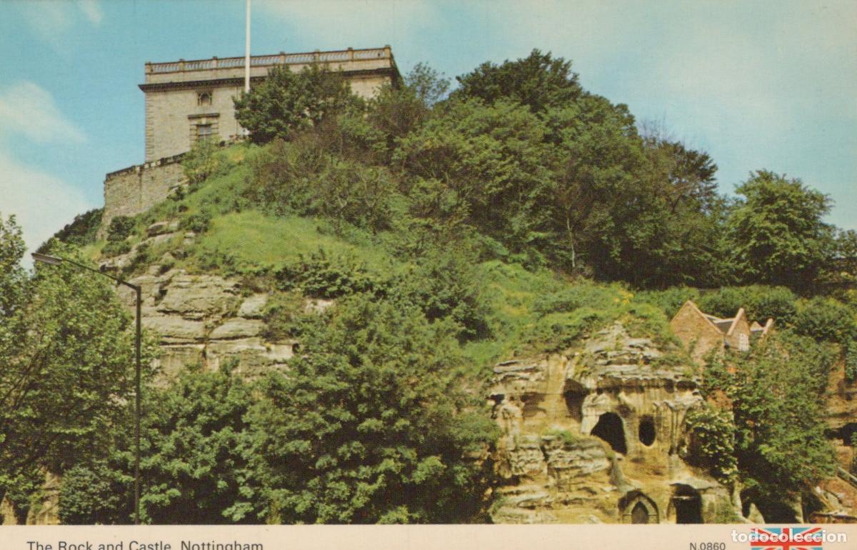 Postales: United Kingdom Nottingham Rock and Castle *YAK209