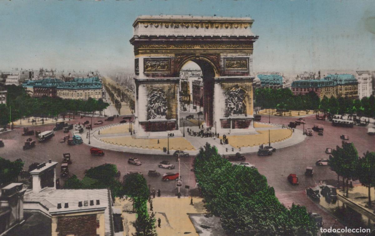 Postales: France Paris Ile Arc Triomphe Architecture Real Photo *YAK224
