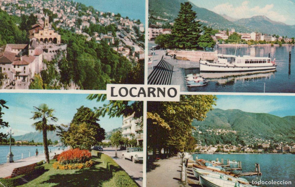Cartes Postales: Svizzera Locarno Vedute Panoramiche Lago Maggiore Posted *YAK255