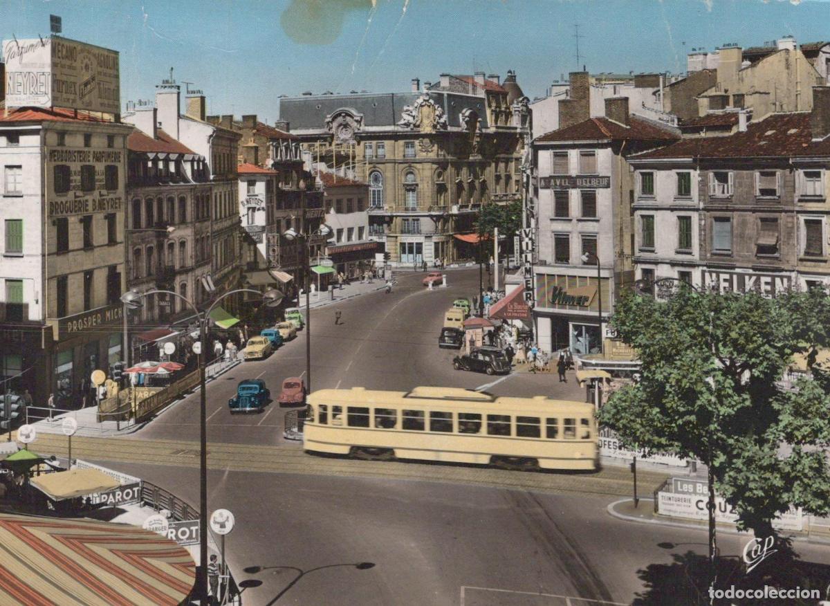 Cartes Postales: France Saint Etienne Place du Peuple Tramway *YAK371