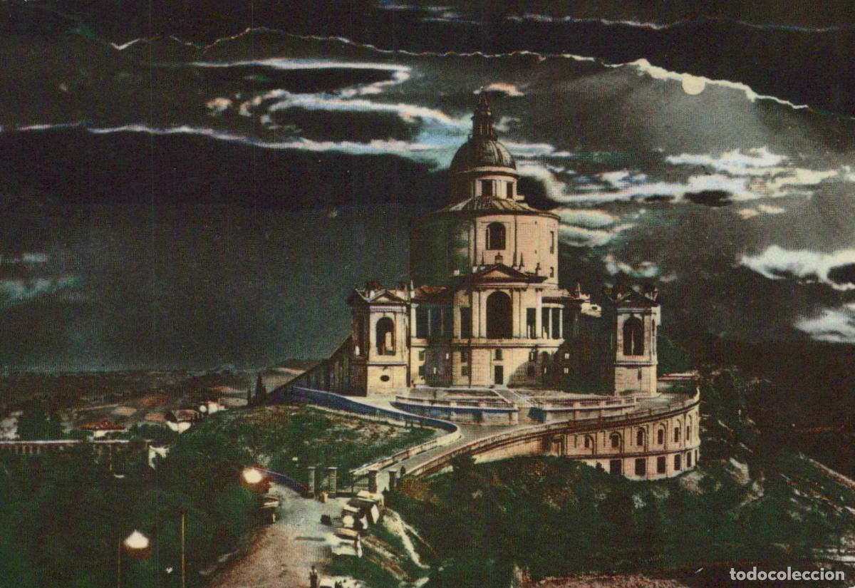 Cartes Postales: Italy Bologna Santuario della B V S Luca Notturno Posted *YAK343
