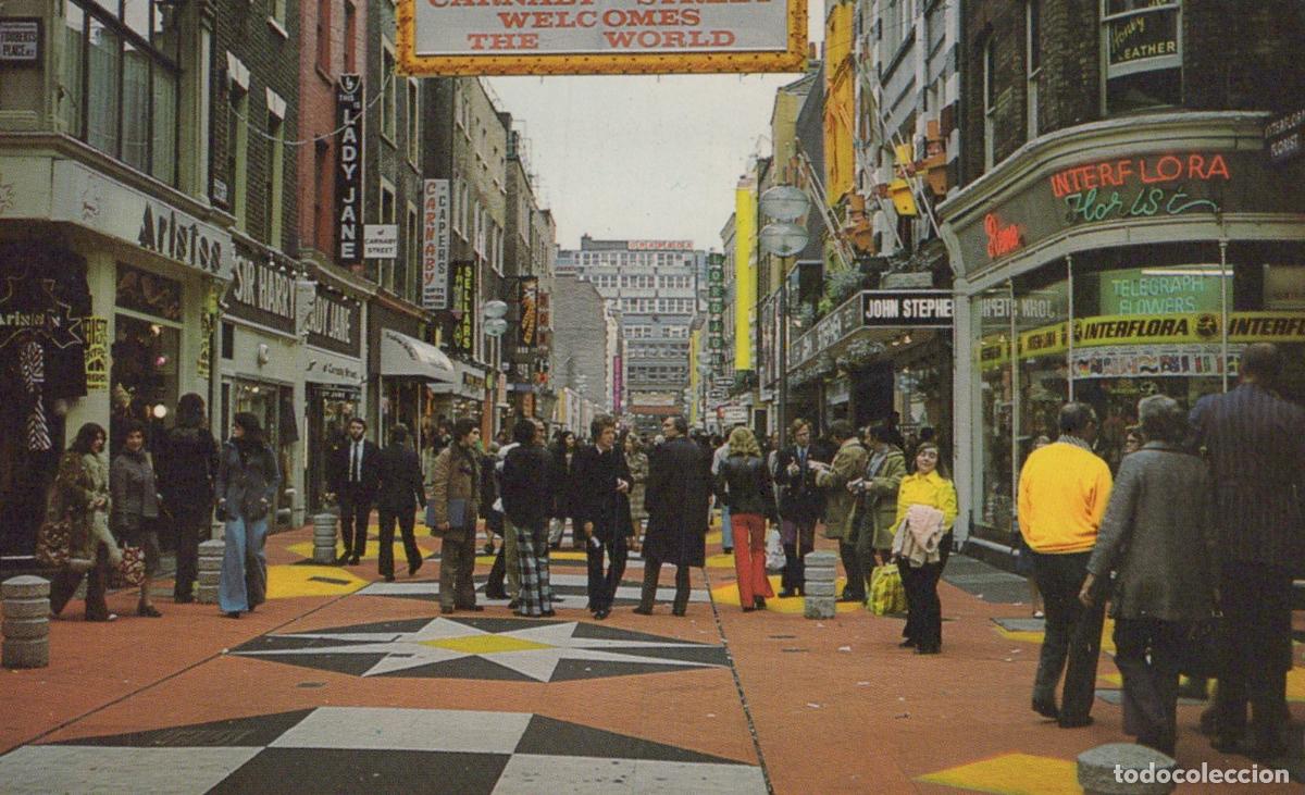 Cartes Postales: United Kingdom London England Carnaby Street People Unposted *YAK260