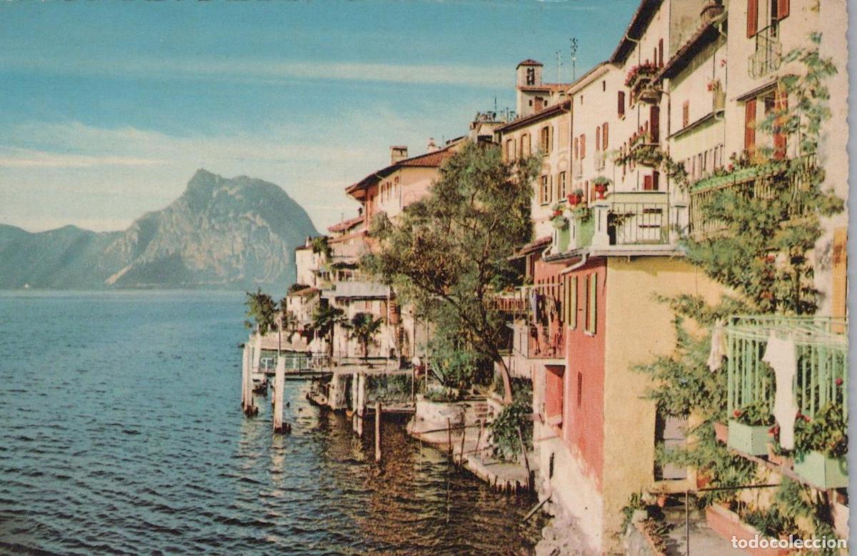 Postales: Svizzera Gandria Lago Lugano S Salvatore Landscape Unposted *YAK373