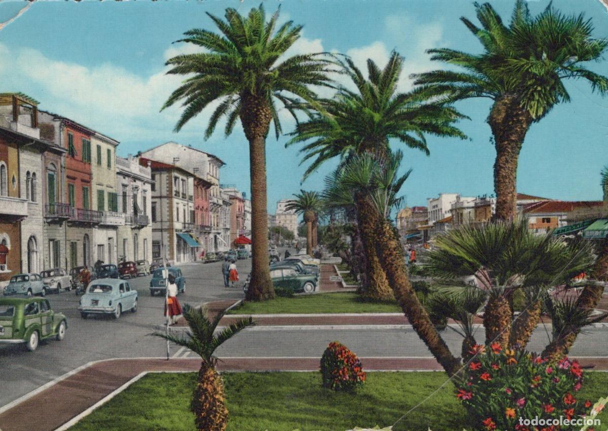 Postales: Italy Viareggio Viale Manin Giardini Landscape Posted Unposted *YAK382