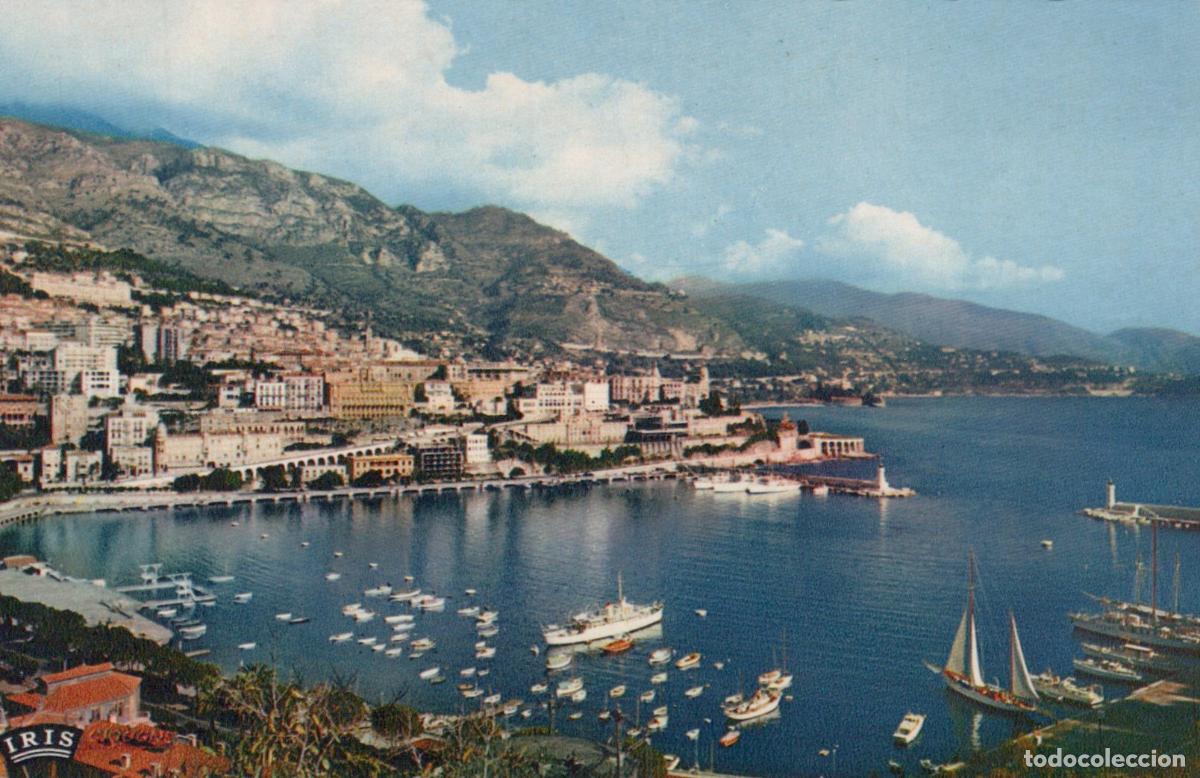Cartes Postales: Monaco Monaco Port View sur Monte Carlo Unposted *YAK275