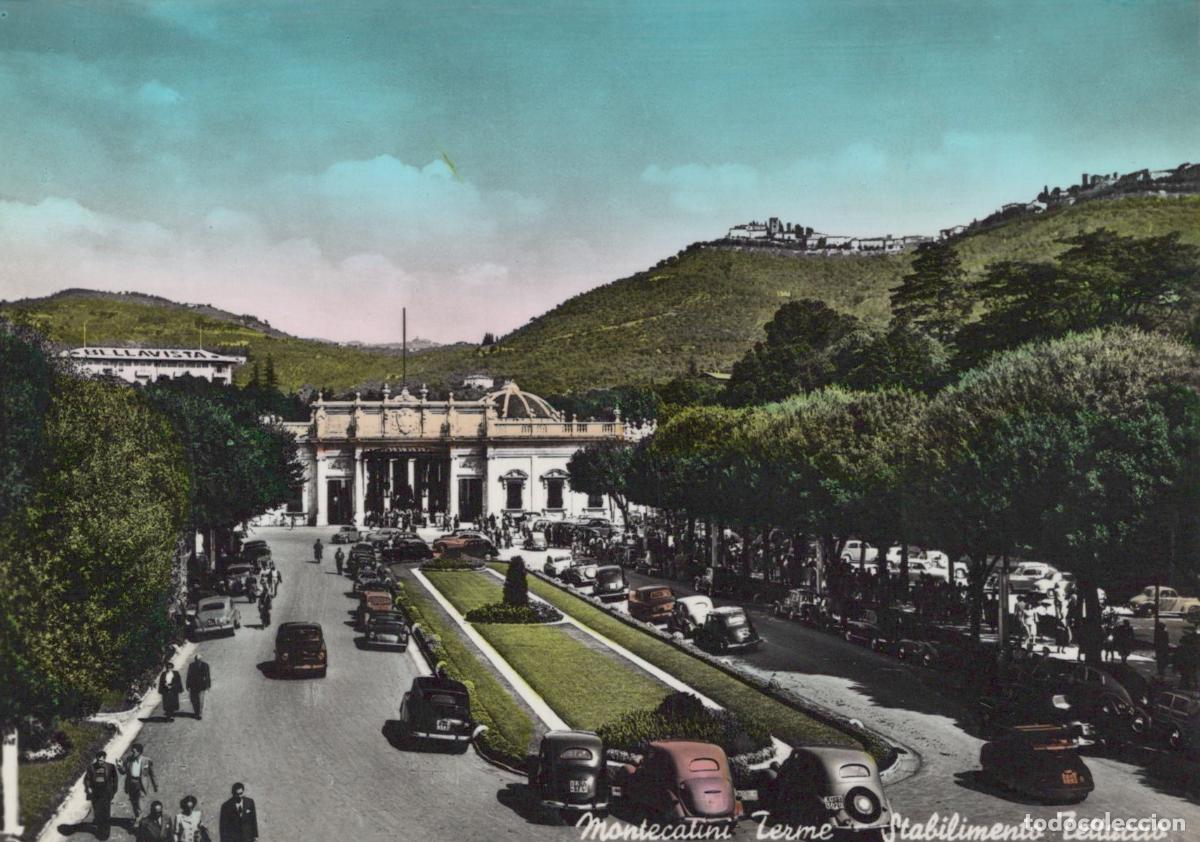 Cartoline: Italy Montecatini Terme Stabilimento Zettuccio Real Photo Unposted *YAK392