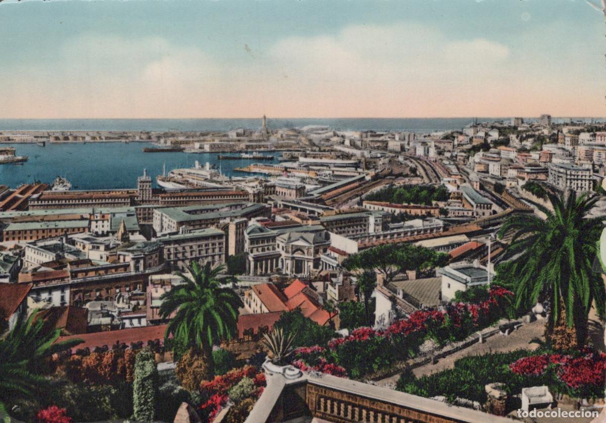 Cartoline: Italy Genova Panorama Porto View General Posted Unposted *YAK388