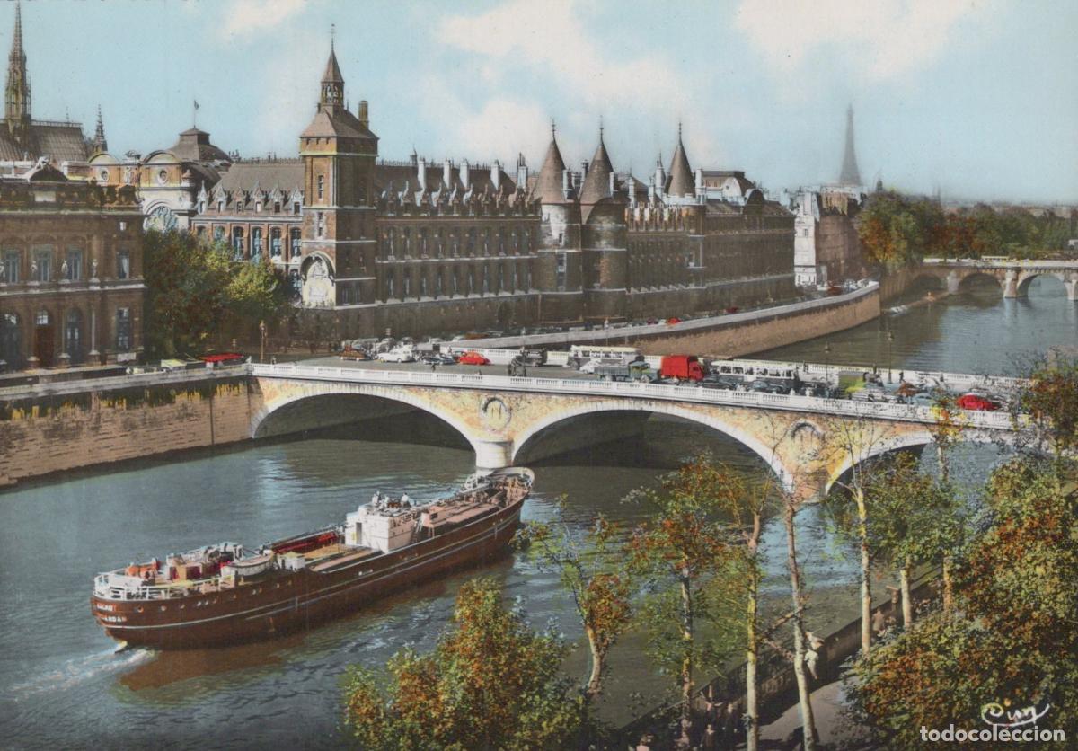 Cartoline: France Paris Pont du Change and Palace Justice *YAK403
