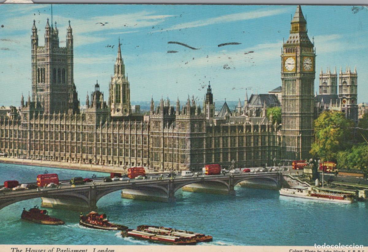Cartoline: United Kingdom London UK Houses of Parliament River Thames Big Ben *YAK290