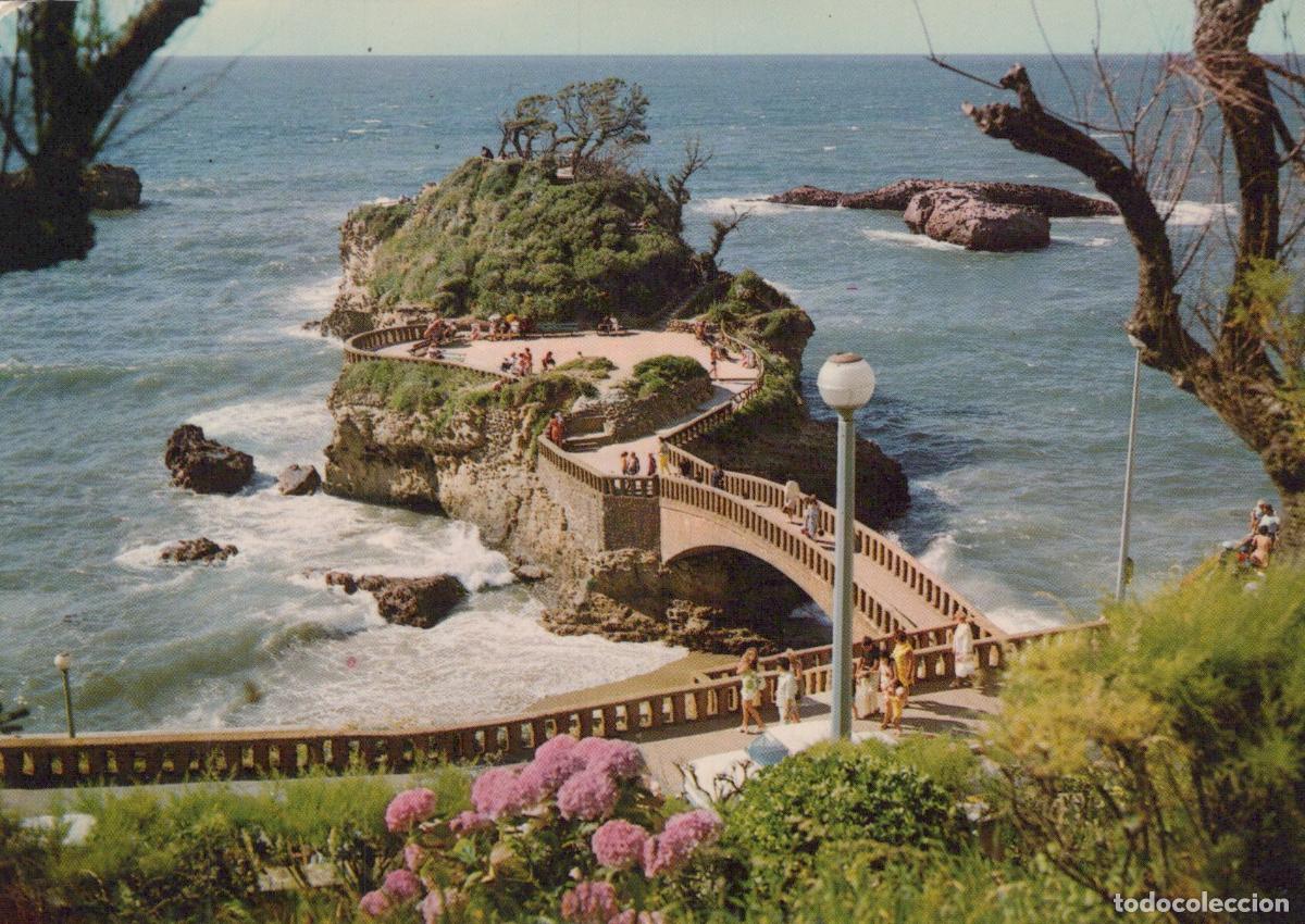 Cartoline: France Biarritz Le Rocher du Basta Landscape Unposted *YAK423