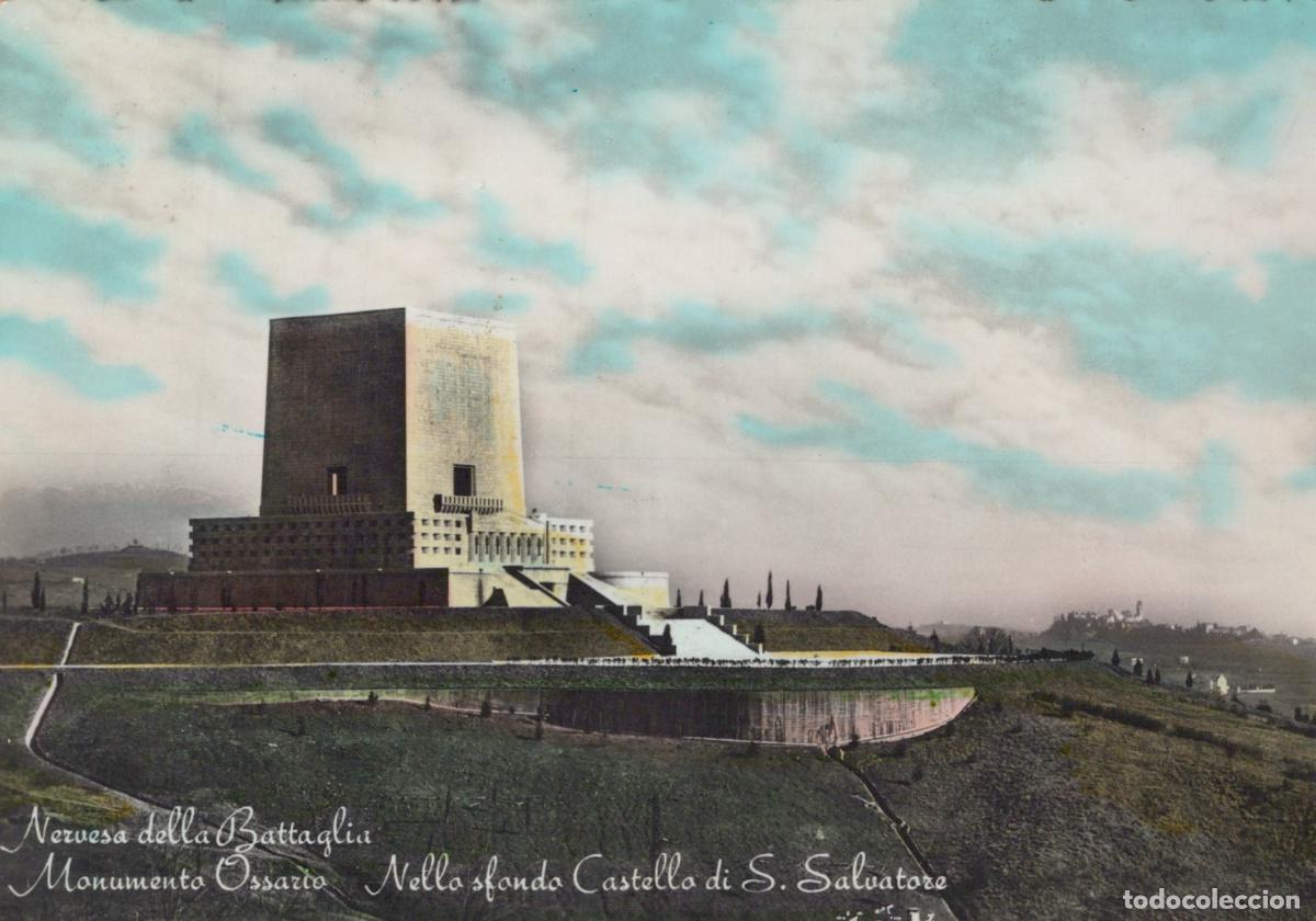 Cartes Postales: Italy Nervesa della Battaglia Monumento Ossario Castello S Real Photo *YAK437