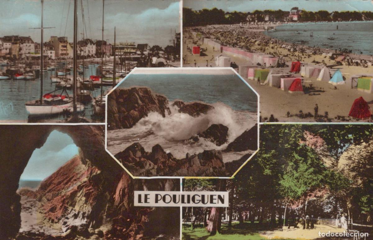 Cartes Postales: France Le Pouliguen Port Plage Vagues Grotte Landscape *YAK309