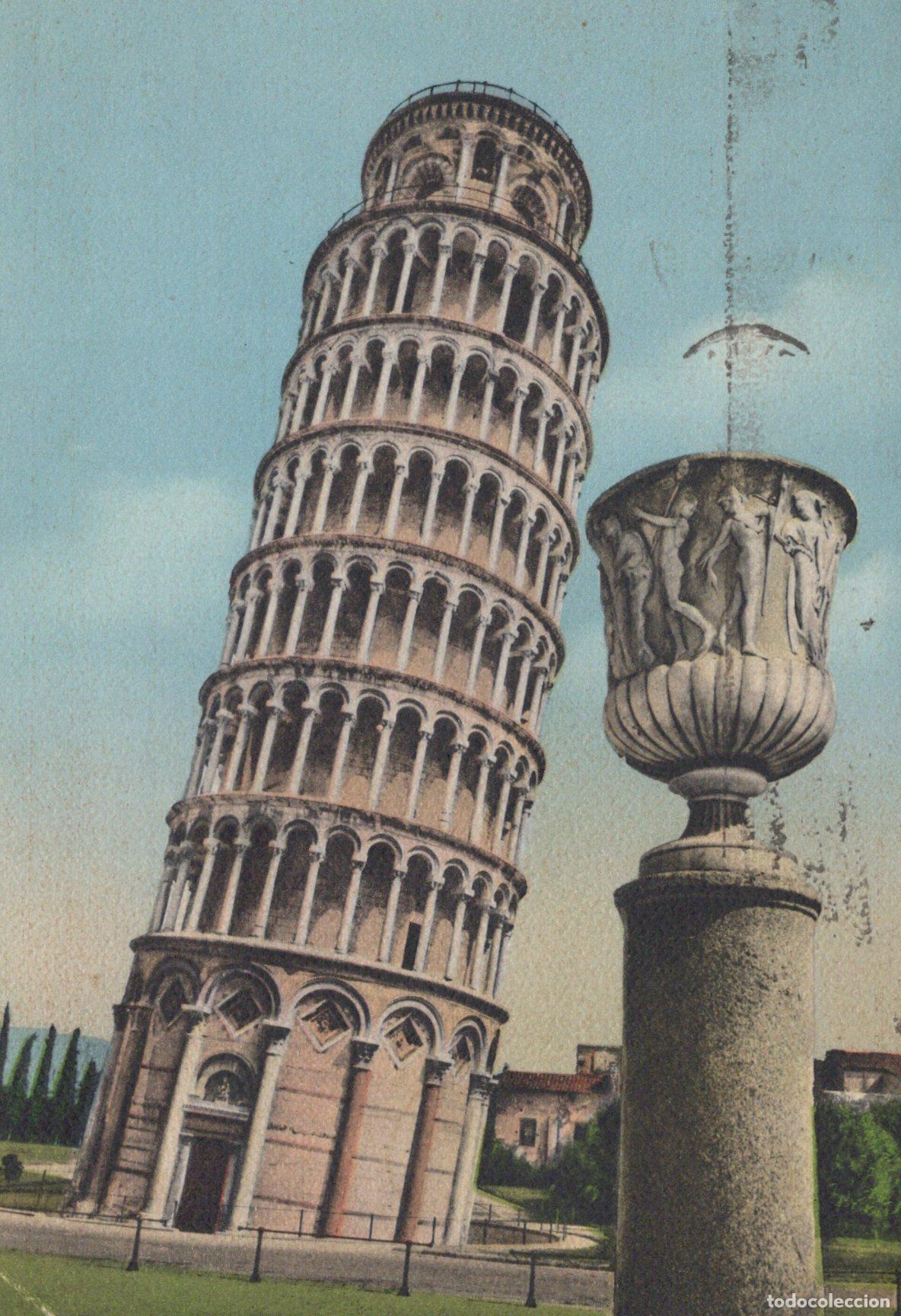 Postcards: Italy Pisa Torre Pendente Architecture Monumento Storico Posted *YAK476