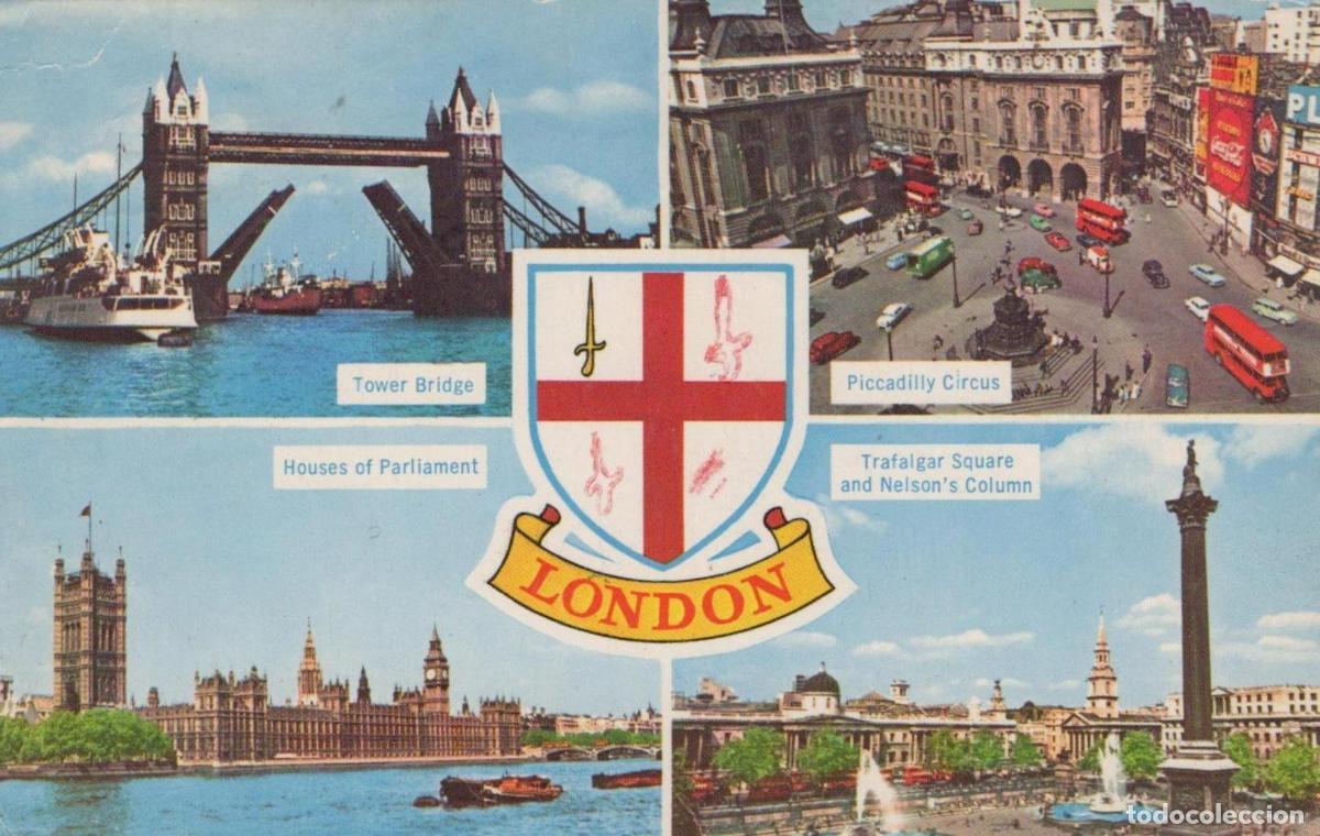 Postales: United Kingdom London UK Iconic Landmarks Architecture *YAK310