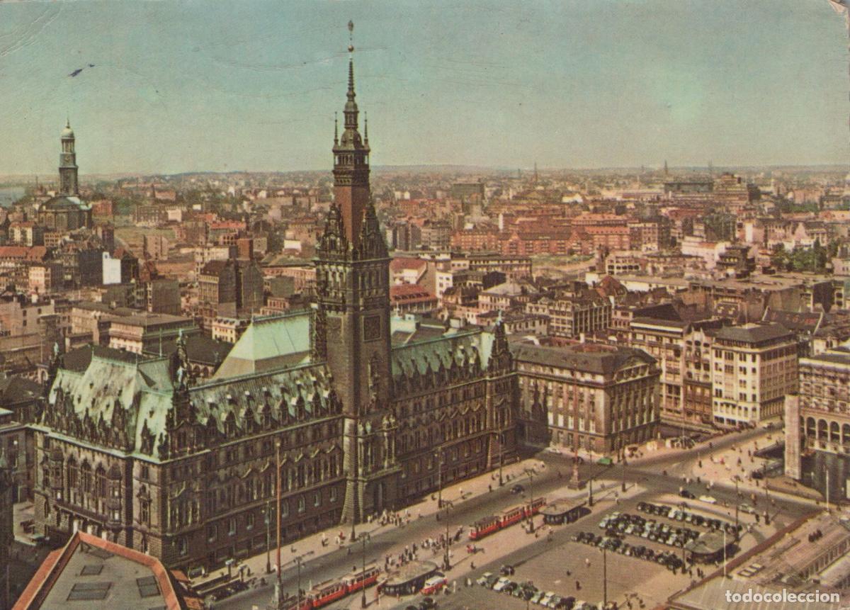Cartes Postales: Germany Hamburg Rathaus und Rathausmarkt Stadtplatz Architektur *YAK468