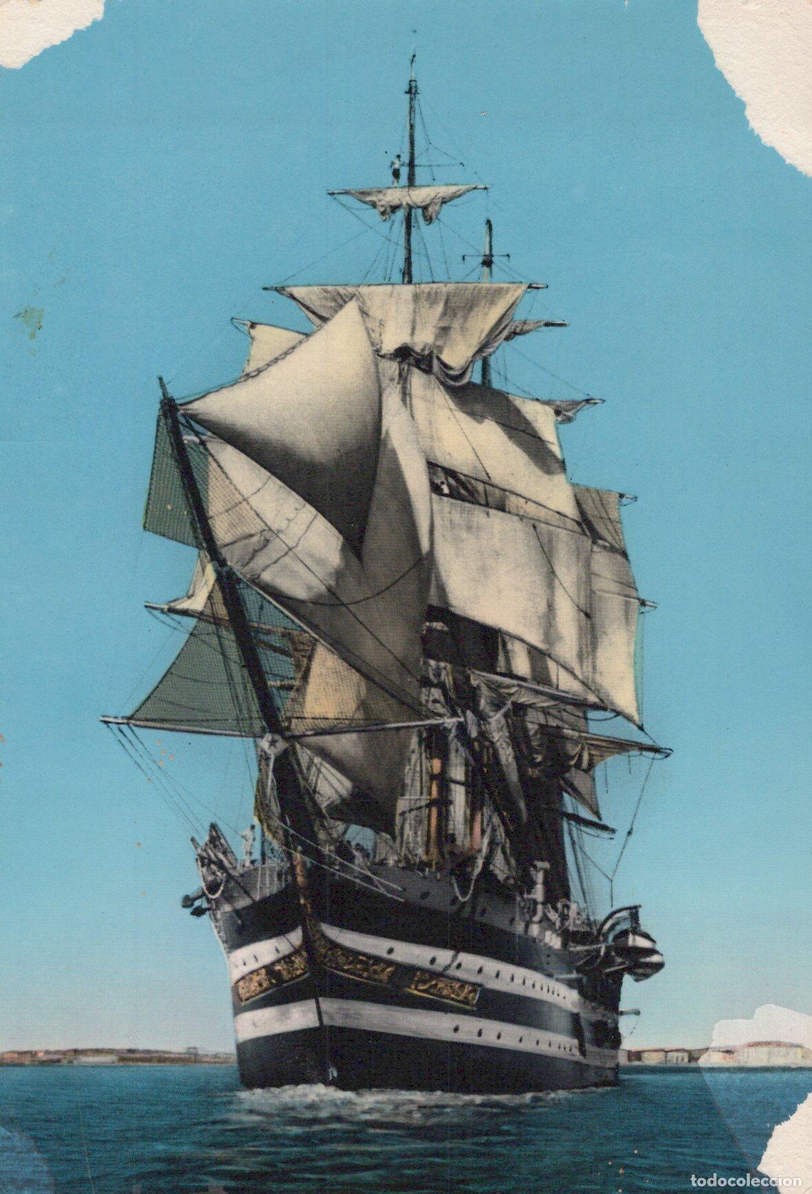Cartes Postales: Italy Livorno Nave Scuola Vespucci Seaport *YAK496